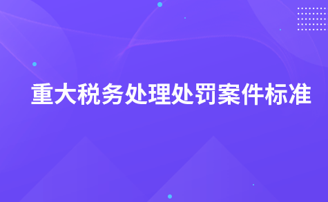 關(guān)于 明確江蘇省稅務(wù)系統(tǒng)重大稅務(wù)處理處罰案件標(biāo)準(zhǔn)的通知