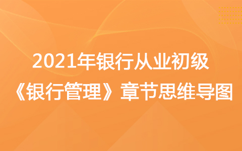 2021銀行從業(yè)初級《銀行管理》思維導圖-銀行風險管理