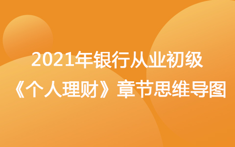 2021銀行從業(yè)初級《個人理財》思維導圖-理財規(guī)劃計算工具與方法