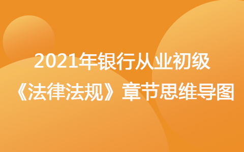 2021銀行從業(yè)初級《法律法規(guī)》思維導(dǎo)圖-金融市場