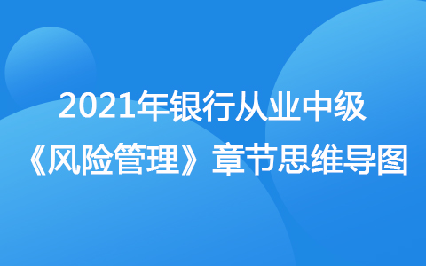 2021銀行從業(yè)中級《風險管理》思維導(dǎo)圖-操作風險管理