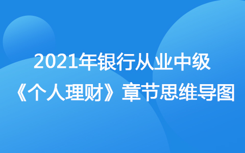 2021銀行從業(yè)中級《個人理財》思維導(dǎo)圖-投資規(guī)劃