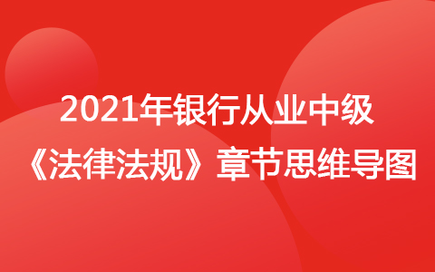 2021銀行從業(yè)中級《法律法規(guī)》思維導圖-經(jīng)濟基礎知識