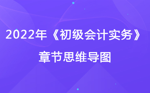 2022《初級會計實務(wù)》思維導(dǎo)圖-財務(wù)報告